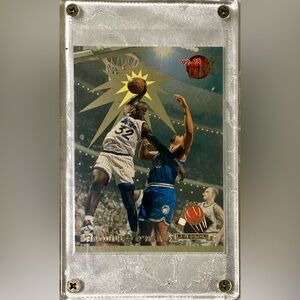 1992-93 Fleer Ultra Shaquille O’Neal “Rejection” Insert 4 of 5